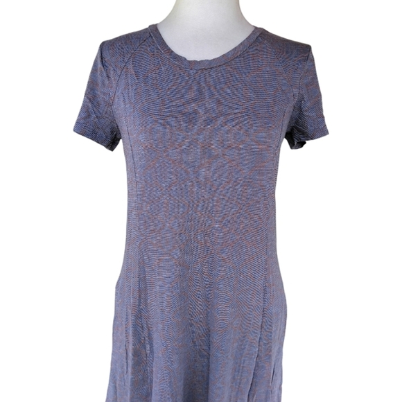 Toad & Co Geometric Print Heathered Organic Cotton Tencel Blend Pockets Small - Picture 3 of 8